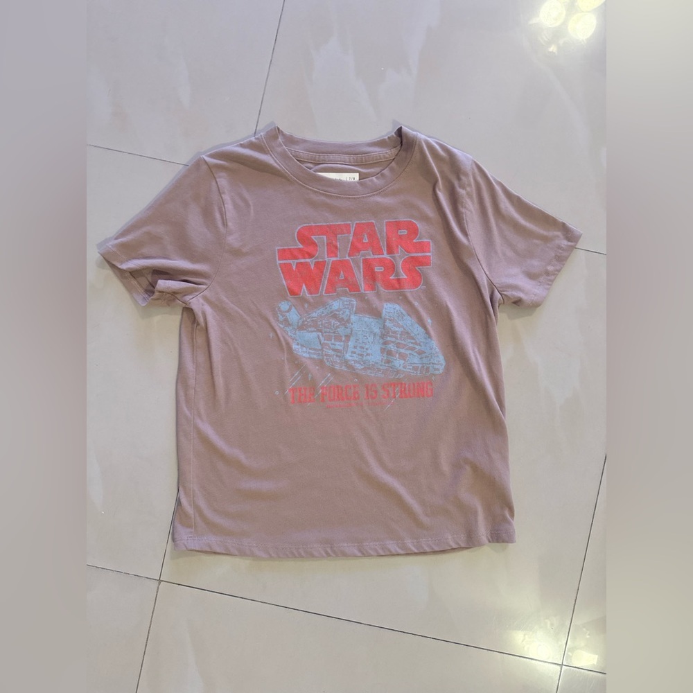 Abercrombie Kids Star Wars T-Shirt - Brown And Red Abercrombie Kids 7/8